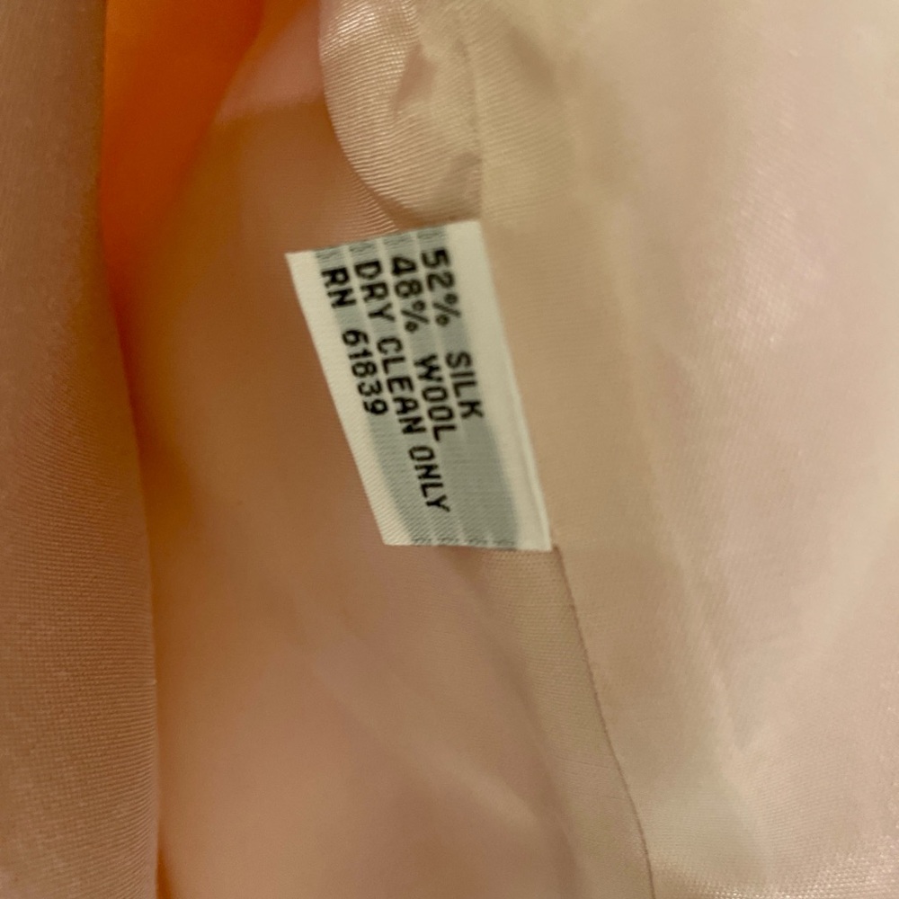 Teri Jon by Rickie Freeman Blush Pink Cocktail Formal Satin 2-Piece Suit 12 - Picture 12 of 13